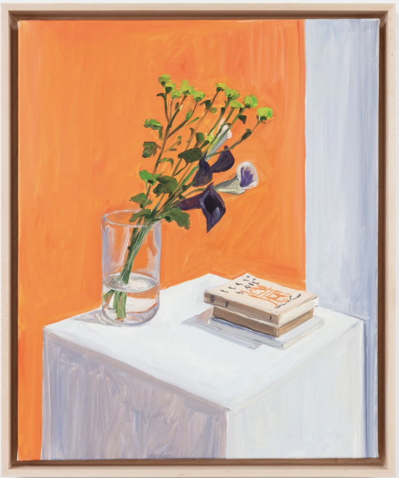 Jean-Philippe Delhomme, Purple Flowers and Books